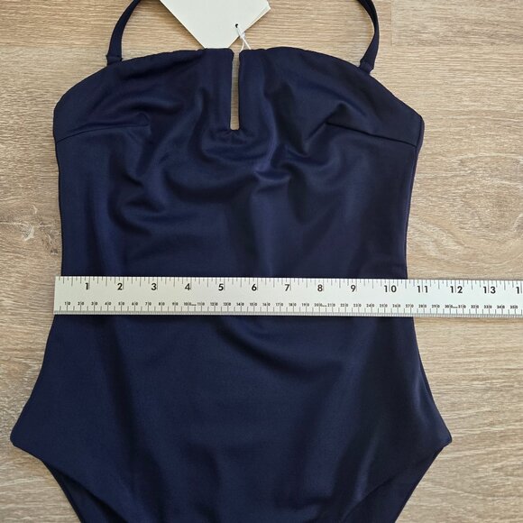 COS Halterneck Bandeau Swimsuit Size 4 + Removable Straps MSRP $79 New With Tags - Picture 6 of 15